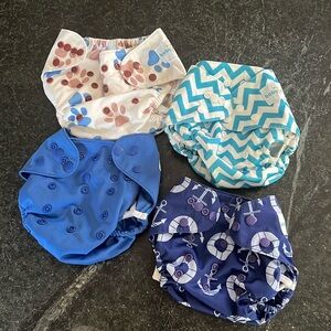 6 Babygoal One Size Snap Diaper Covers